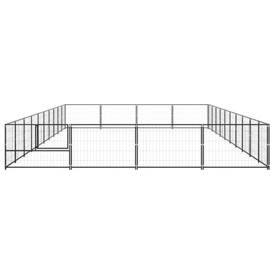 Andala Pets Dog Kennel Black 15 m Steel