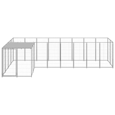 Andala Pets Dog Kennel Silver 6.05 m Steel