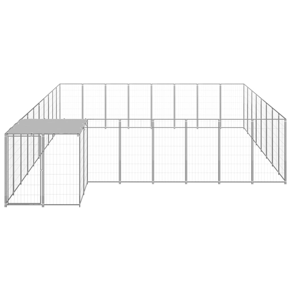 Andala Pets Dog Kennel Silver 20.57 m Steel