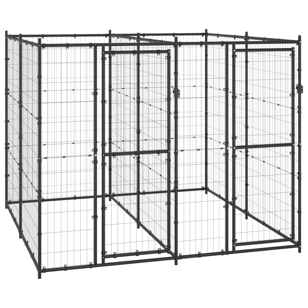 Andala Pets Outdoor Dog Kennel Steel 4.84 m