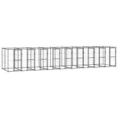 Andala Pets Outdoor Dog Kennel Steel 21.78 m