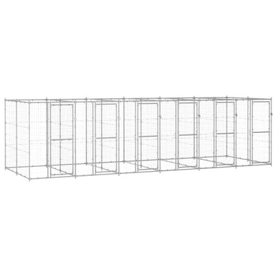 Andala Pets Outdoor Dog Kennel Galvanised Steel 14.52 m