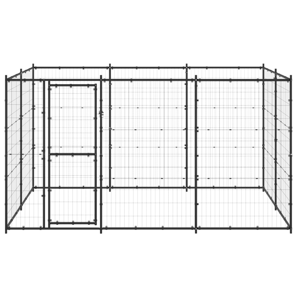 Andala Pets Outdoor Dog Kennel Steel 7.26 m