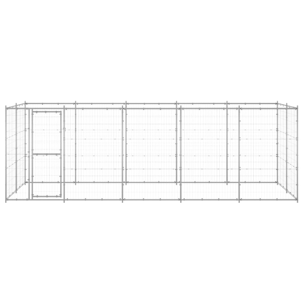 Andala Pets Outdoor Dog Kennel Galvanised Steel 12.1 m