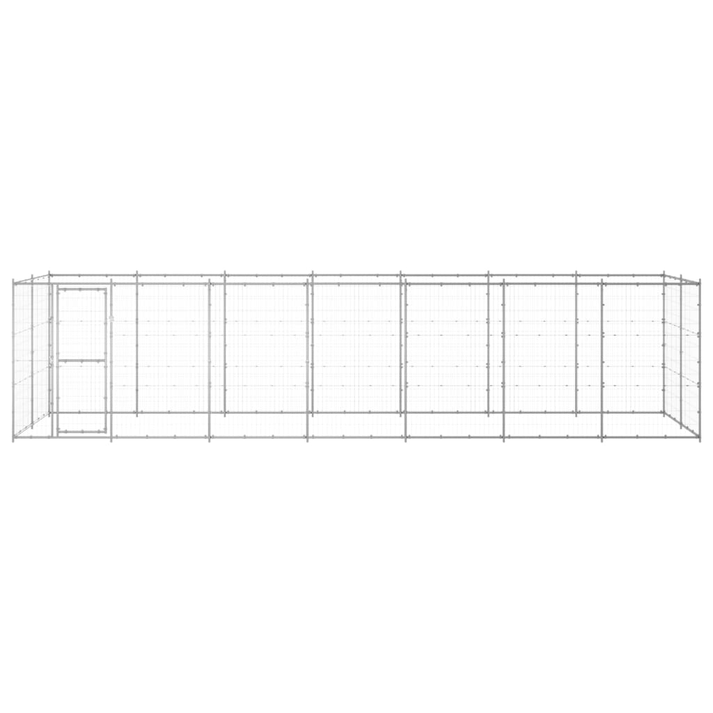 Andala Pets Outdoor Dog Kennel Galvanised Steel 16.94 m