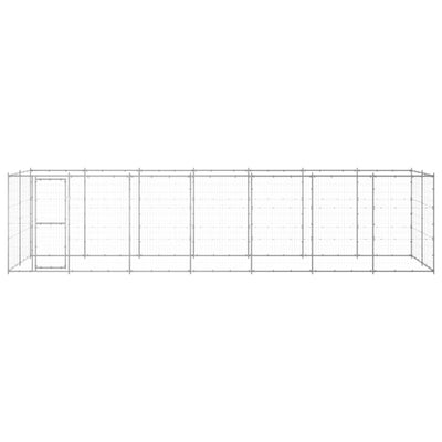 Andala Pets Outdoor Dog Kennel Galvanised Steel 16.94 m