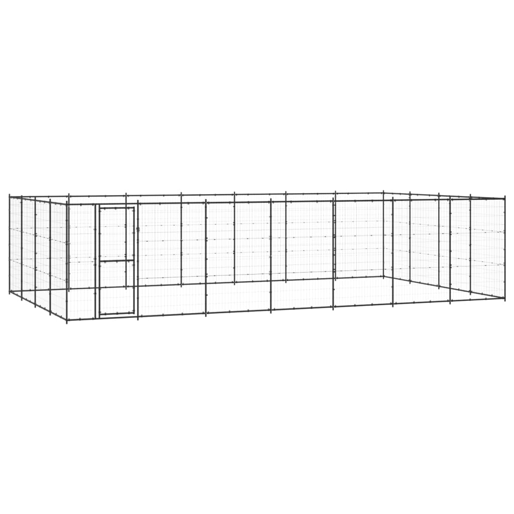 Andala Pets Outdoor Dog Kennel Steel 33.88 m