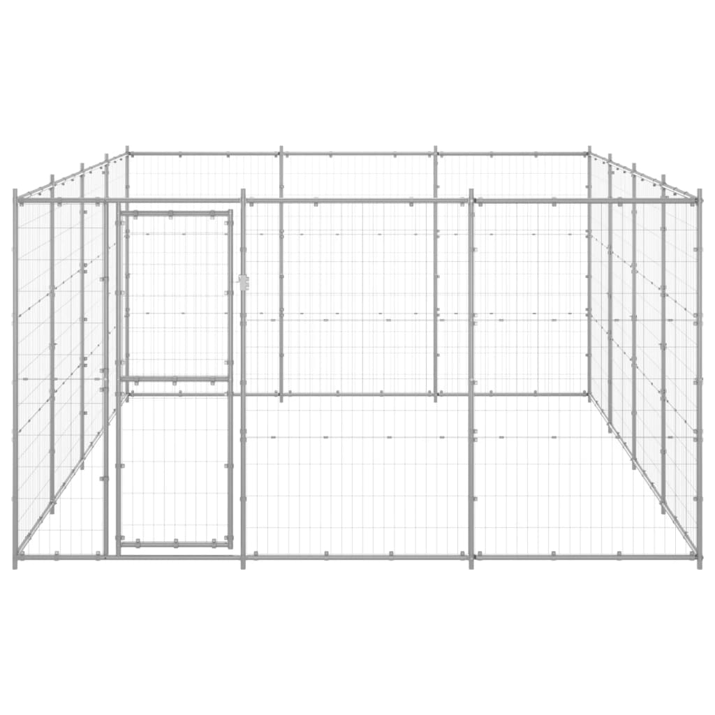 Andala Pets Outdoor Dog Kennel Galvanised Steel 14.52 m