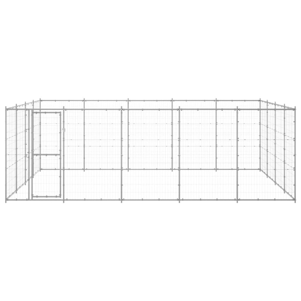 Andala Pets Outdoor Dog Kennel Galvanised Steel 24.2 m