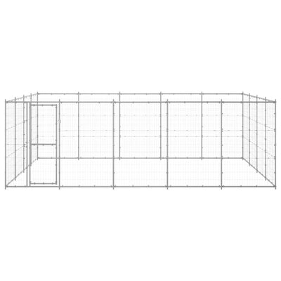 Andala Pets Outdoor Dog Kennel Galvanised Steel 24.2 m