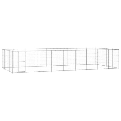 Andala Pets Outdoor Dog Kennel Galvanised Steel 43.56 m