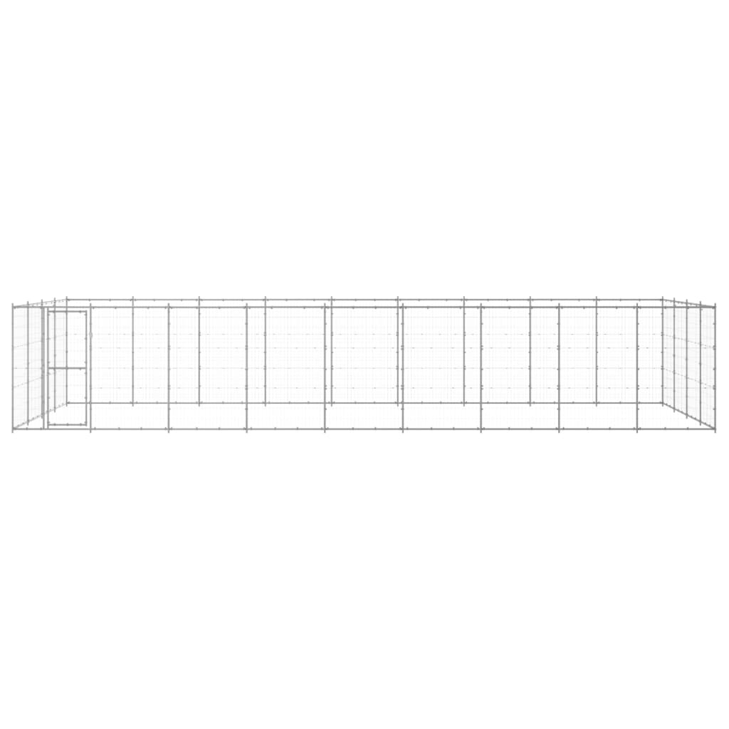 Andala Pets Outdoor Dog Kennel Galvanised Steel 43.56 m