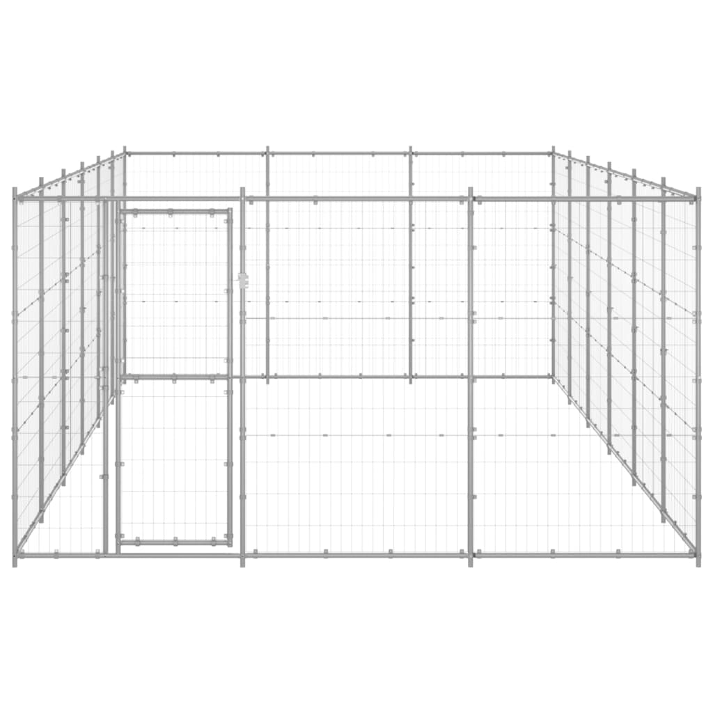 Andala Pets Outdoor Dog Kennel Galvanised Steel 21.78 m