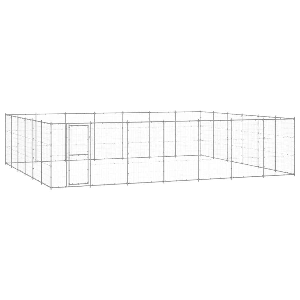 Andala Pets Outdoor Dog Kennel Galvanised Steel 50.82 m