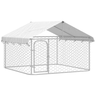 Andala Pets Outdoor Dog Kennel with Roof 200x200x150 cm