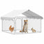 Outdoor Dog Kennel With Door & Roof 200X200X150cm