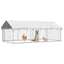 Outdoor Dog Kennel With Roof 400X200X150cm