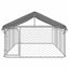 Outdoor Dog Kennel With Roof 400X200X150cm