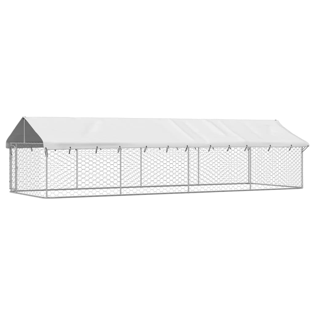 Andala Pets Outdoor Dog Kennel with Roof 600x200x150 cm