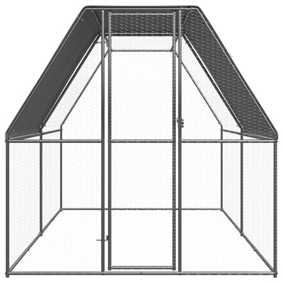 Andala Pets Outdoor Chicken Cage 2x4x2 m Galvanised Steel