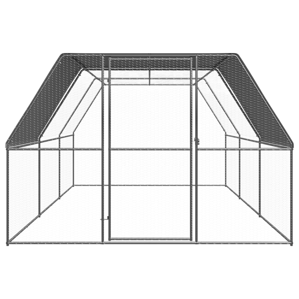 Andala Pets Outdoor Chicken Cage 3x6x2 m Galvanised Steel