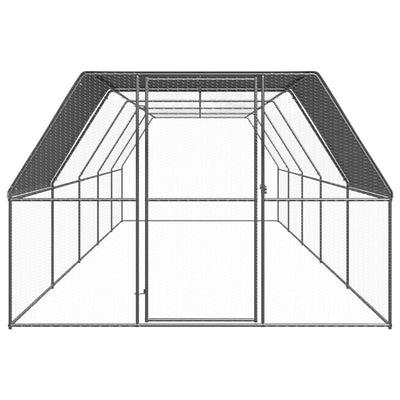 Andala Pets Outdoor Chicken Cage 3x10x2 m Galvanised Steel