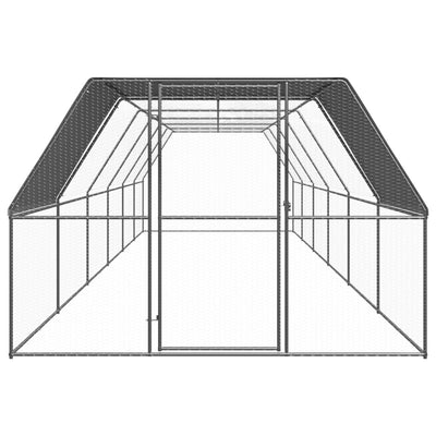 Andala Pets Outdoor Chicken Cage 3x12x2 m Galvanised Steel