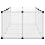 Small Animal Cage Transparent 144X74X46.5cm