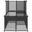 Small Animal Cage Black 142X74X93cm And