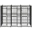 Outdoor Dog Kennel Steel 5.53 m