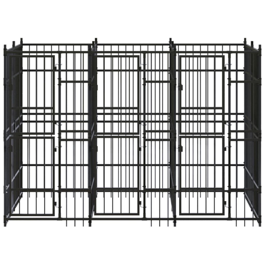 Andala Pets Outdoor Dog Kennel Steel 5.53 m