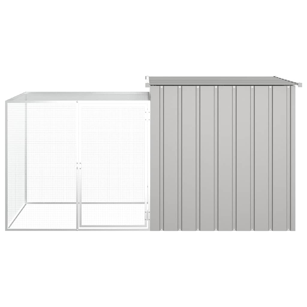 Chicken Coop Grey 200X91X100cm
