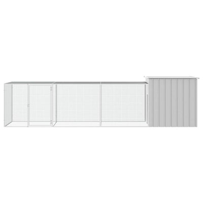 Chicken Coop Grey 400X91X100cm