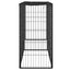 Dog Playpen 4 Panels Black 50X100cm