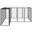 Andala Pets Foldable Dog Playpen with Carrying Bag Blue 145x145x61 cm