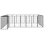 Andala Pets Dog Playpen 4 Panels Black 100x50 cm Powder-coated Steel