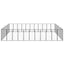 40-Panel Dog Playpen Black 50x100 cm