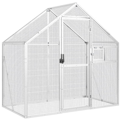 Andala Pets Aviary Silver 179x100x185 cm Aluminium