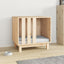 Dog House 60X45X57cm Solid Wood Pine