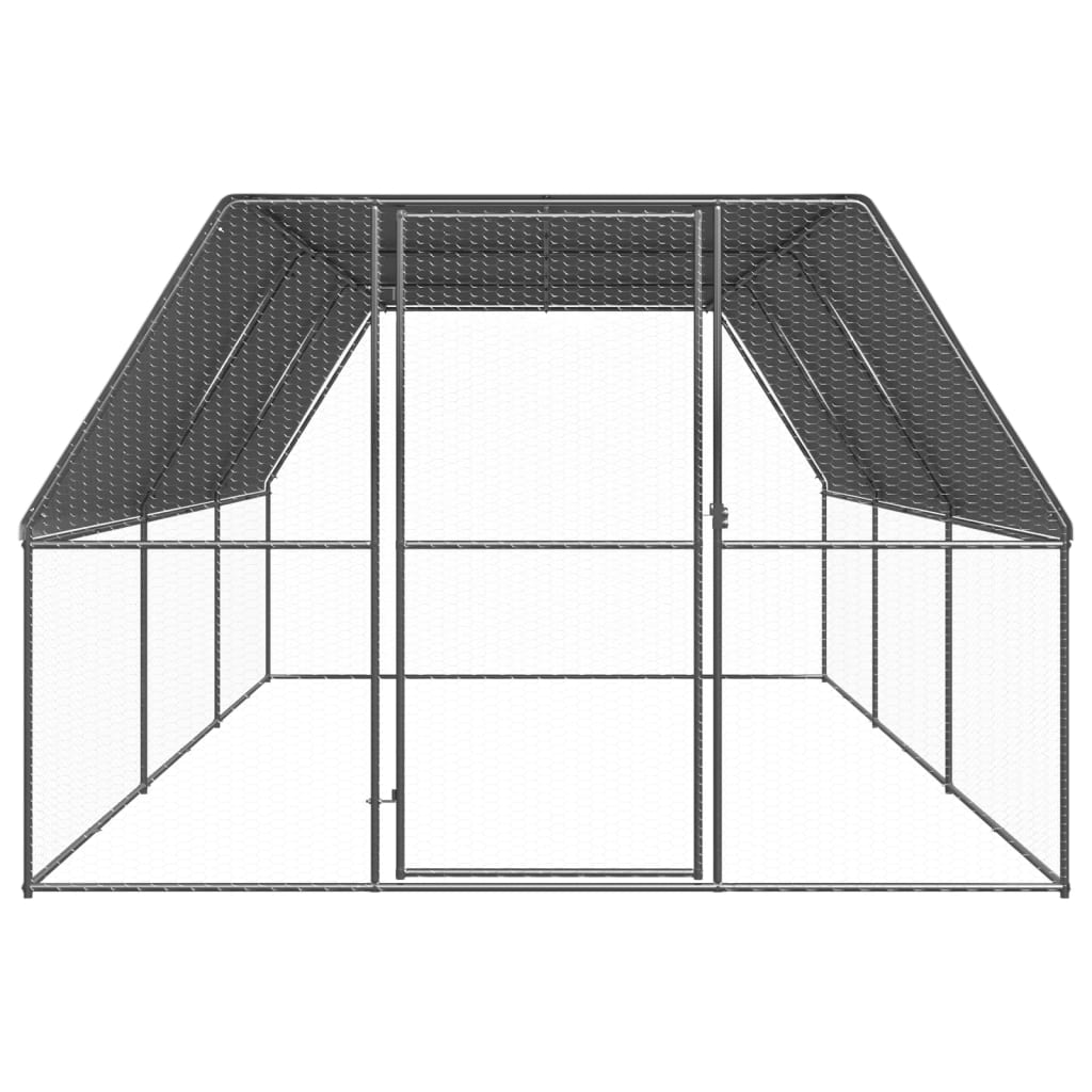 Andala Pets Outdoor Chicken Cage 3x6x2 m Galvanised Steel