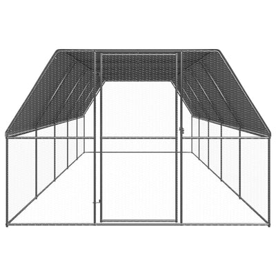 Andala Pets Outdoor Chicken Cage 3x10x2 m Galvanised Steel