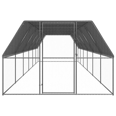 Andala Pets Outdoor Chicken Cage 3x12x2 m Galvanised Steel