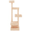 Cat Tree 45.5X49X103cm Solid Wood Pine