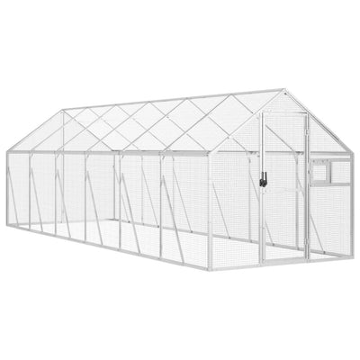 Andala Pets Aviary Silver 1.79x6x1.85 m Aluminium