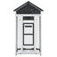 Bird House Grey 91.5X53X170cm Solid Wood Pine