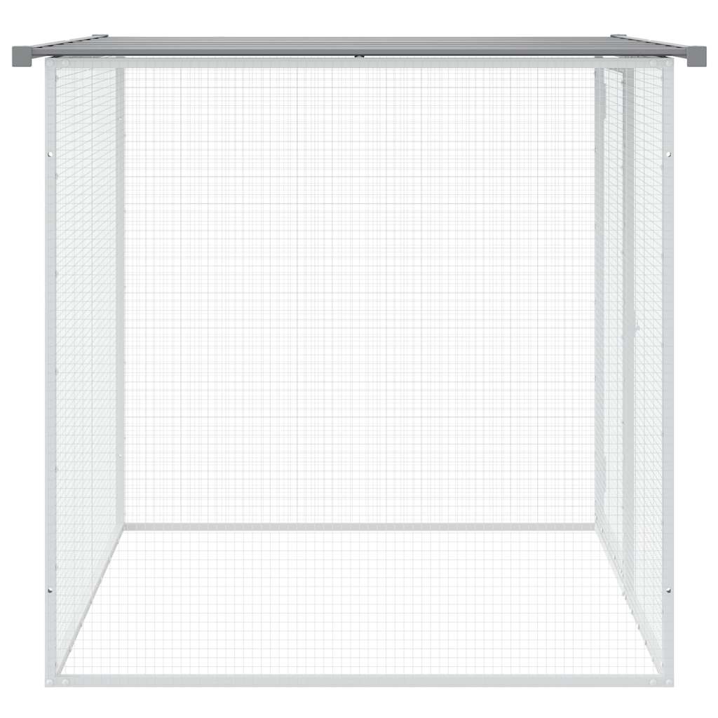 Chicken Coop With Roof Dark Grey 103X98X90cm