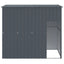 Andala Pets 8-Panel Dog Playpen Black 100x50 cm Powder-coated Steel