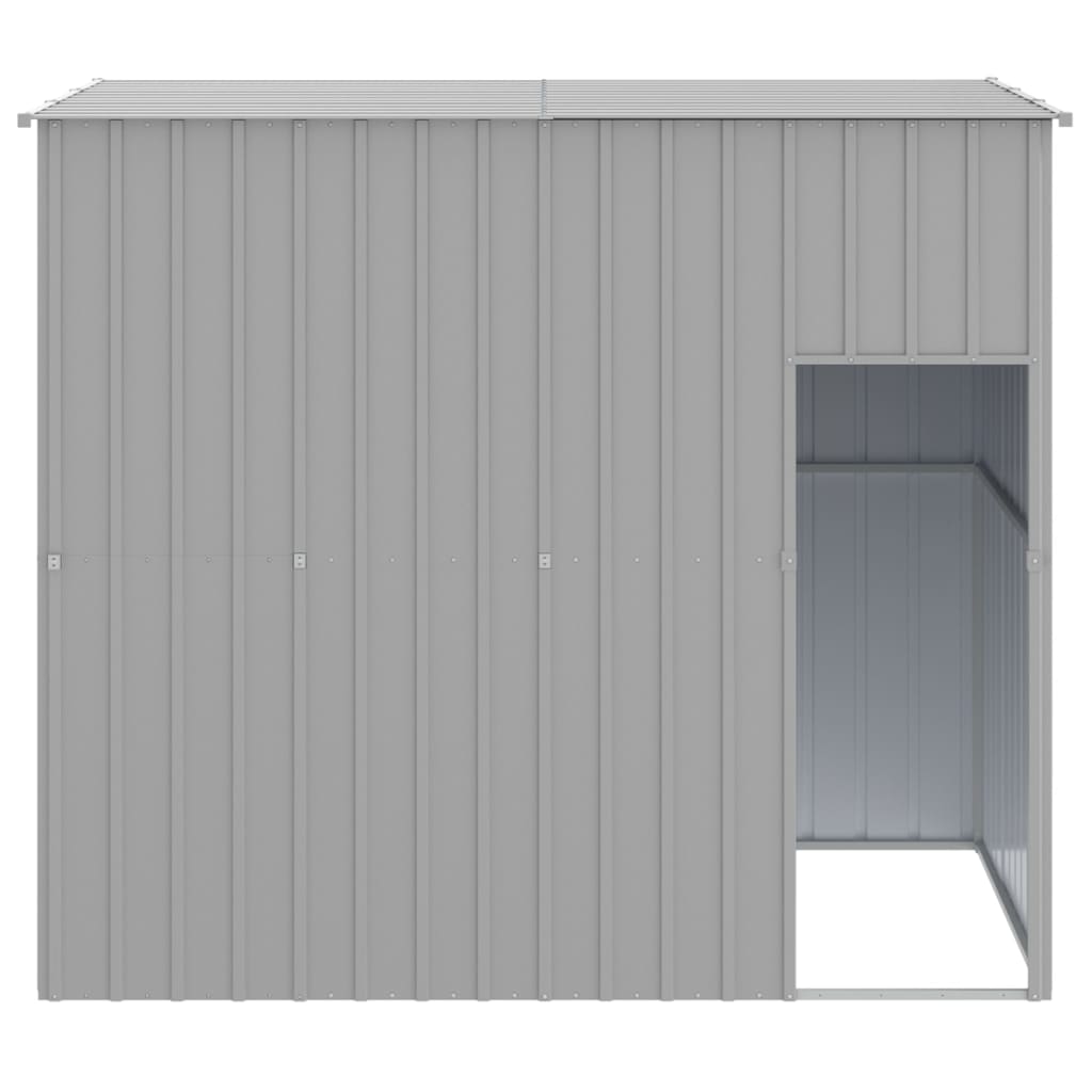 Dog House With Roof Dark Grey 214X153X181cm