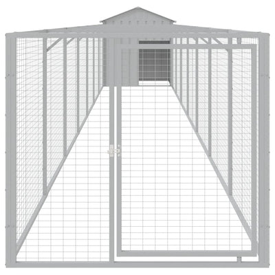 Dog House With Roof Light Grey 117X813X123cm