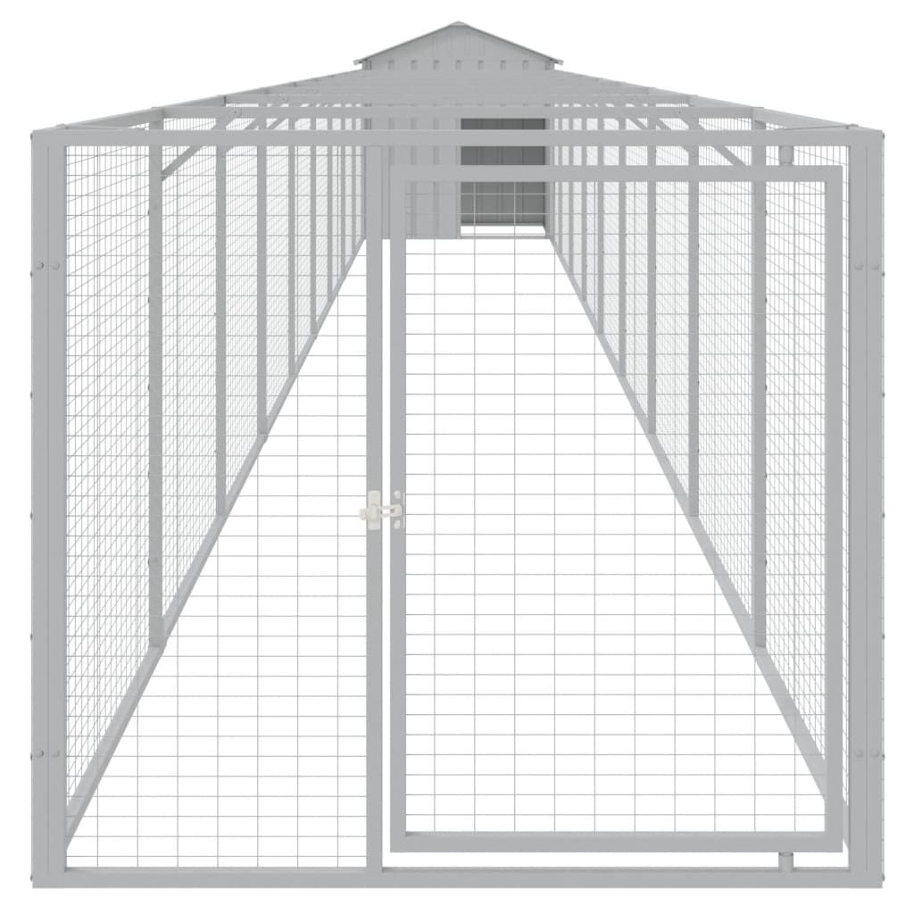 Andala Pets 8-Panel Dog Playpen Black 100x50 cm Powder-coated Steel